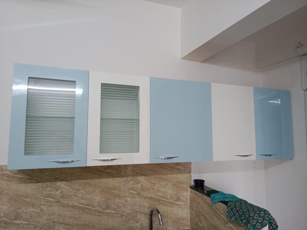 2BHK Available on rent in Mhalunge with kitchen trolleys