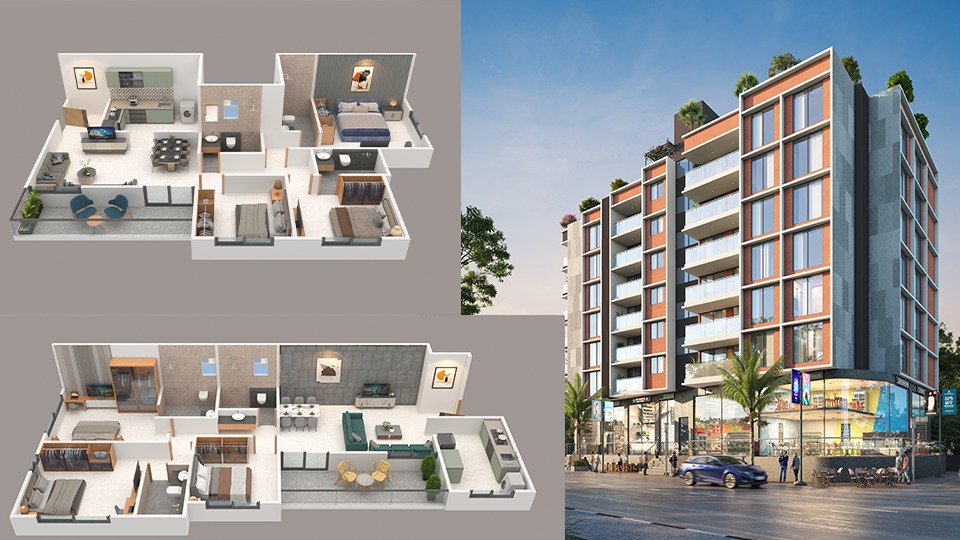 3BHK for sell for Professional Office