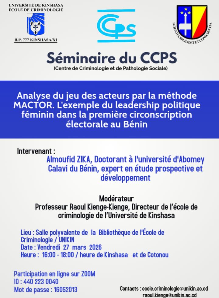 Prospective et leadership : Le CCPS accueille l’expertise béninoise pour décrypter le jeu des acteurs politiques