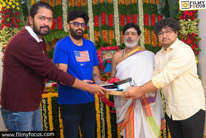 Allari Naresh’s Film AN63 Was Officially Launched Today With A Pooja Ceremony