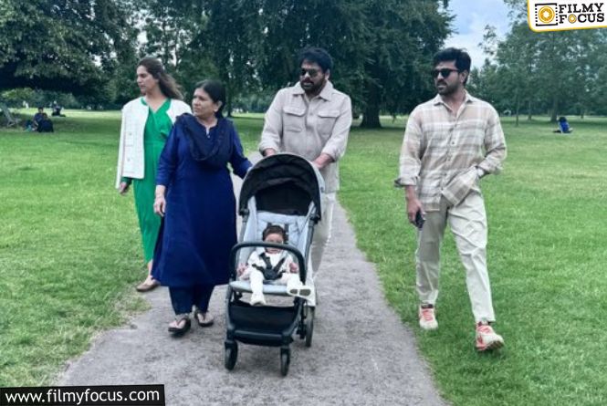 Chiranjeevi's Recent Post Featuring His Family In London - Filmy Focus