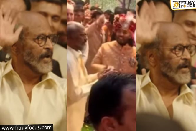 Rajinikanth Showcasing His Dance Skills At Anant Ambani’s Wedding