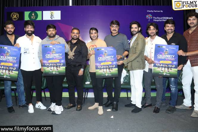 TCA recently held a grand event to launch the soft poster for the Celebrity Cricket Carnival Season 2 organised by founder Sai Krishna