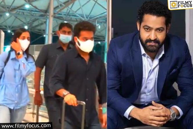 NTR May Hold War 2 Shoot For Few Days…. Snapped At Hyderabad Airport…