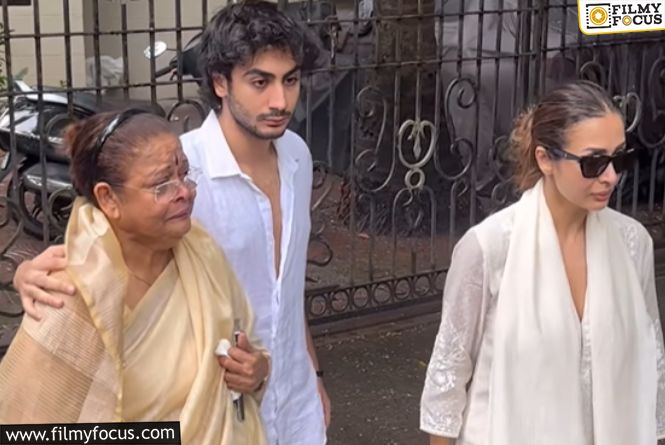 Malaika Arora And Her Son Arhaan Khan Are Supporting Her Grieving Mother