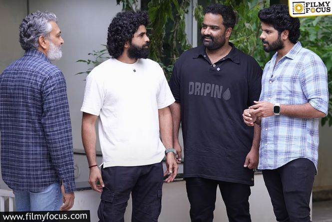 Promotional Fun For “Mathu Vadalara 2” With Rajamouli