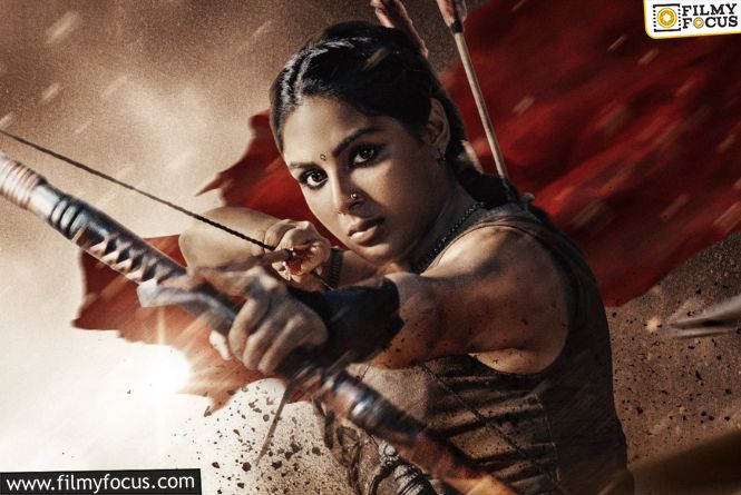 Samyuktha’s First Look From “Swayambhu” Is Stunning