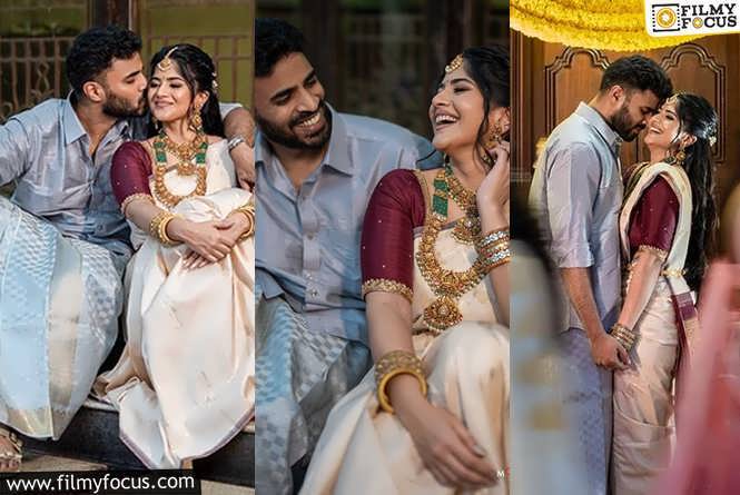 Megha Akash Engagement Photos: ఘనంగా హీరోయిన్ మేఘా ఆకాష్ ఎంగేజ్మెంట్.. వైరల్ అవుతున్న ఫోటోలు.!