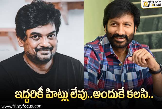 Gopichand, Puri Jagannadh: యాక్షన్‌ హీరోతో సినిమాకు పూరి రెడీ.. ప్రాజెక్ట్‌ ఓకే అయిందా?