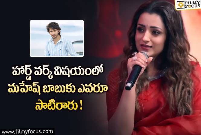 Trisha: సినిమాల్లోకి రాకముందే మహేష్ తో పరిచయం.. త్రిష కామెంట్స్ వైరల్!