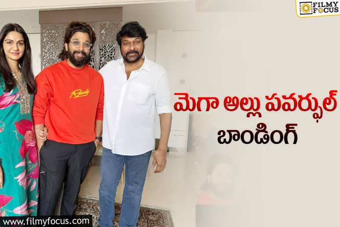 Allu Arjun, Chiranjeevi: మెగాస్టార్ ఇంటికి బన్నీ.. అక్కడ ఏం మాట్లాడారు?