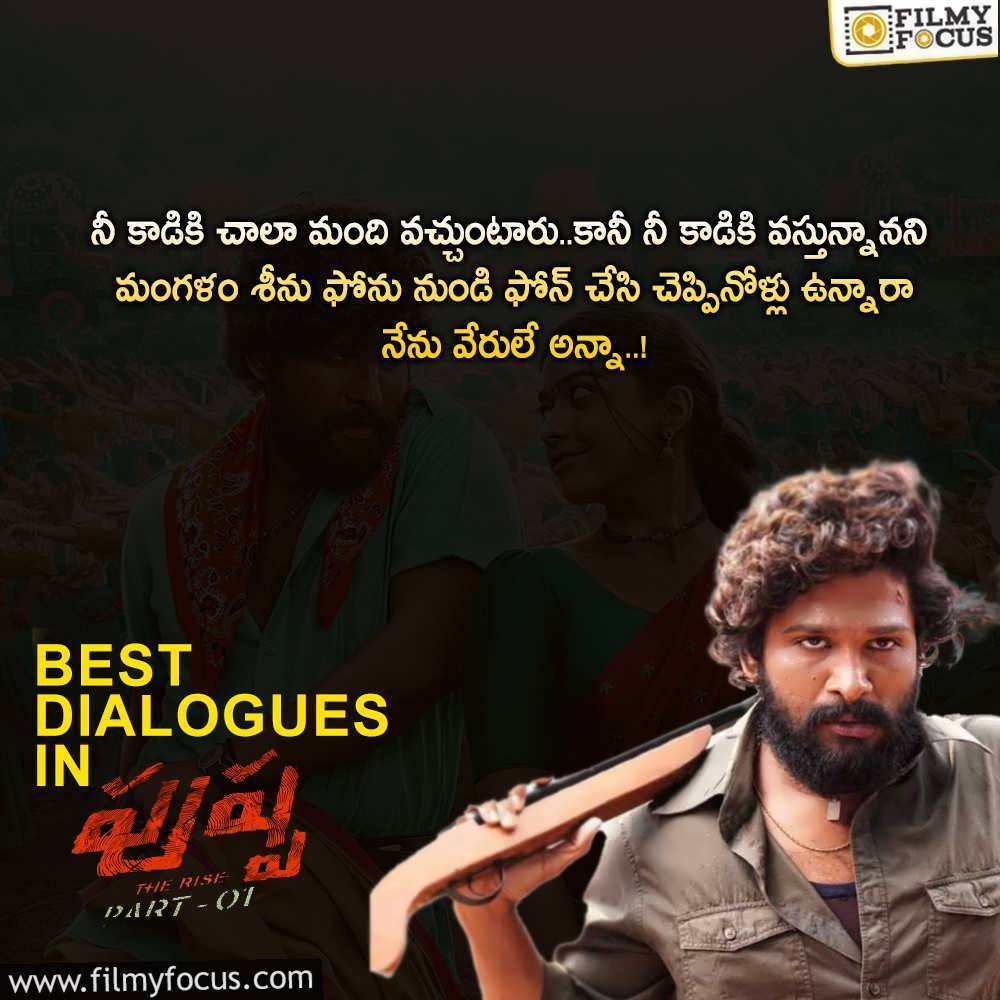 Best Dialogues of Pushpa The Rise Movie (1)