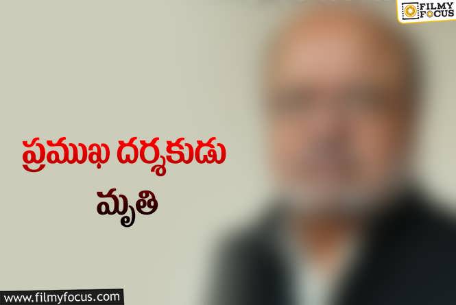 సినీ పరిశ్రమలో విషాదం.. ప్రముఖ దర్శకుడు కన్నుమూత!