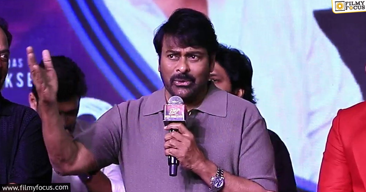 Chiranjeevi master class over fan war