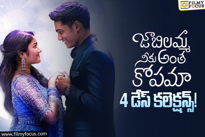 Jaabilamma Neeku Antha Kopama Movie 4 Days Total Collections