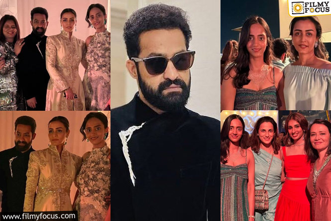 Jr NTR family and Namrata attends a wedding in Dubai