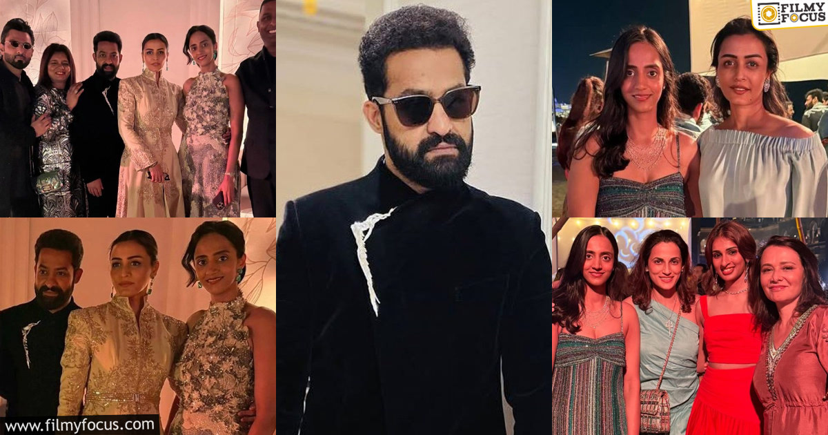 Jr NTR family and Namrata attends a wedding in Dubai