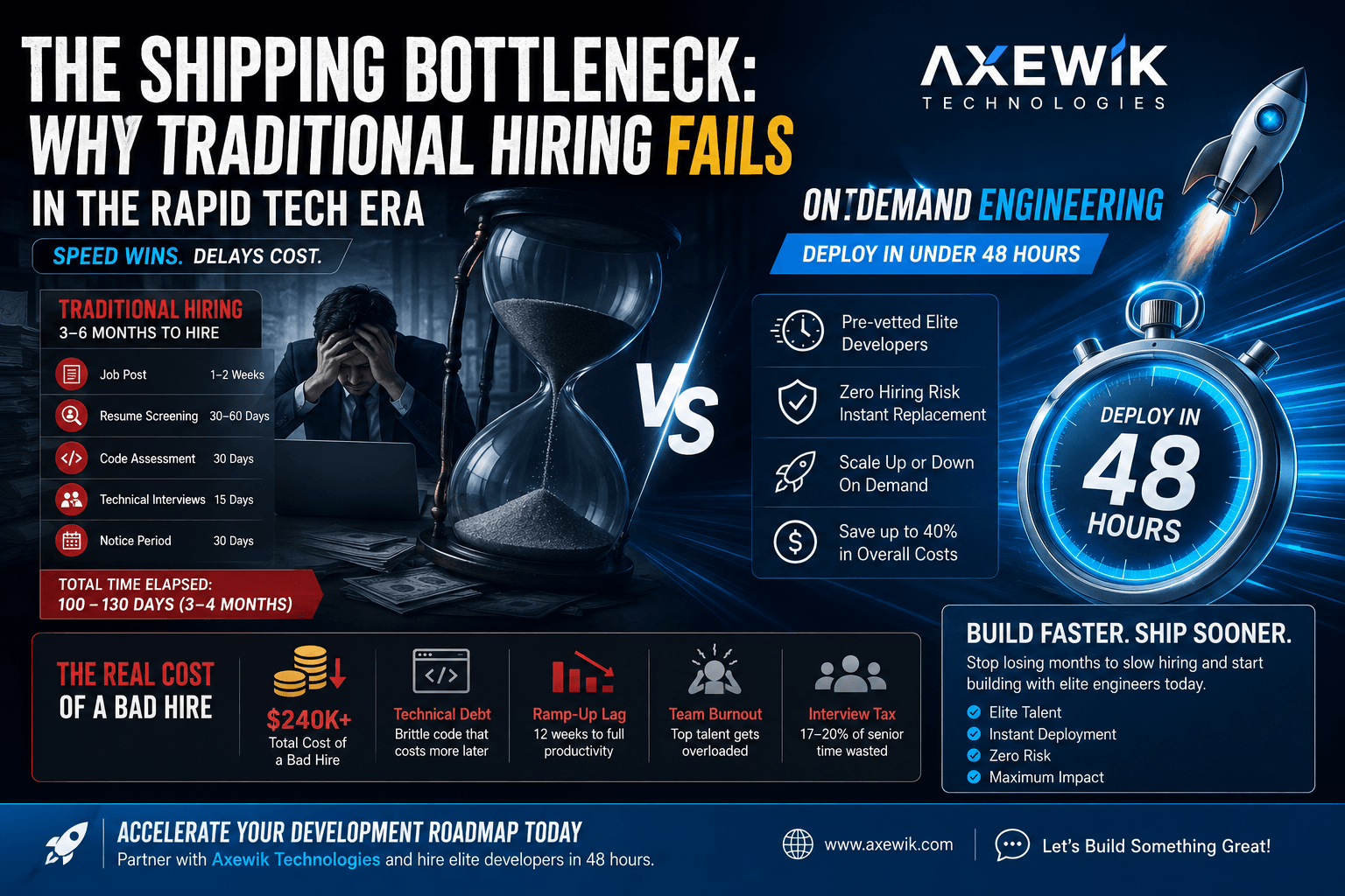 The Shipping Bottleneck: Why Traditional Hiring Fails in the Rapid Tech Era