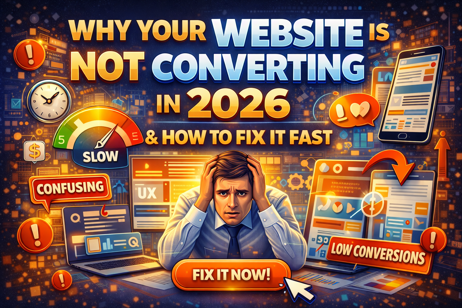 Why Your Website Is Not Converting in 2026 and How to Fix It Fast