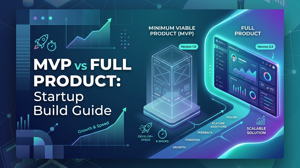 MVP vs Full Product: What Should Startups Build First?
