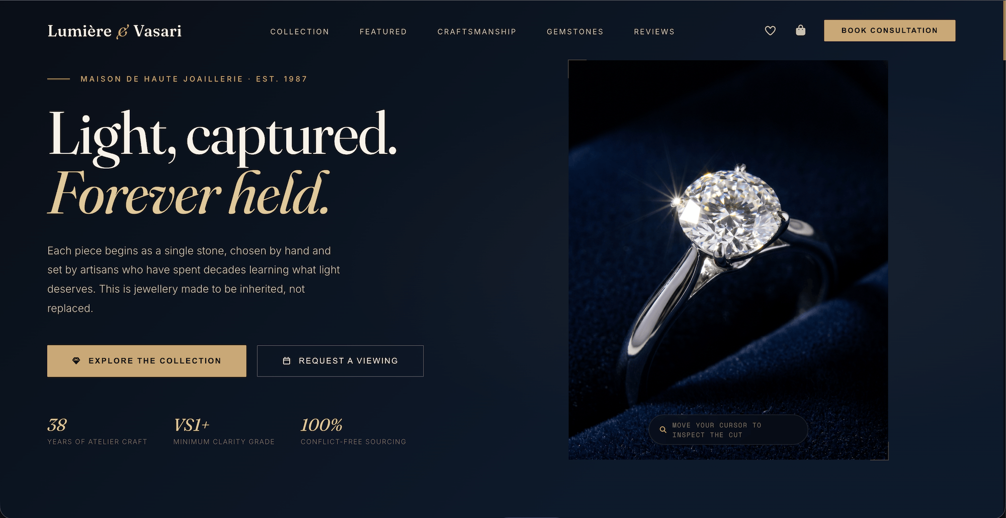 Lumière & Vasari Website