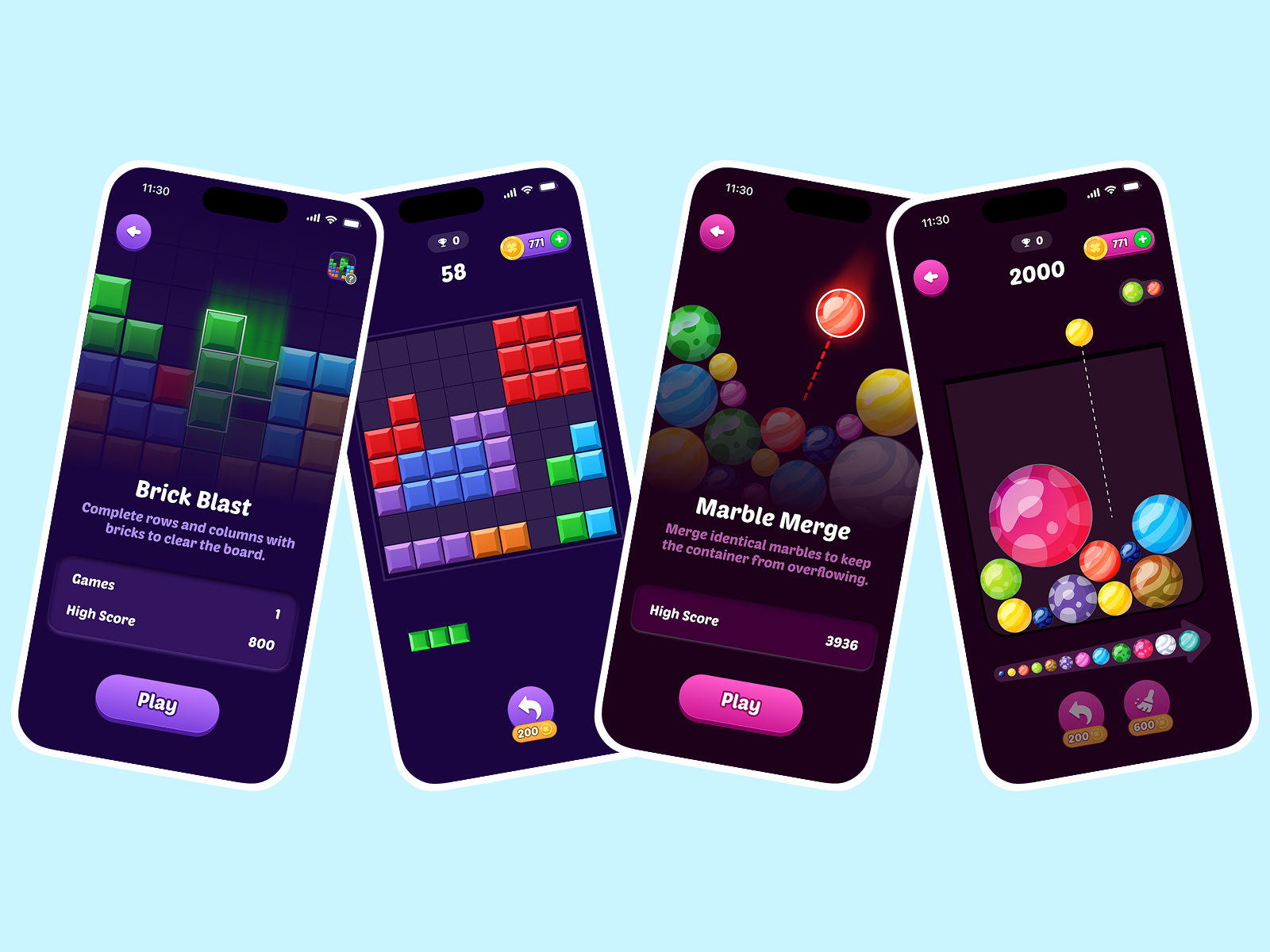 Brain Blox – Multi Puzzle Mobile Game
