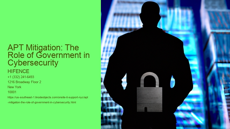 APT Mitigation: The Role of Government in Cybersecurity
