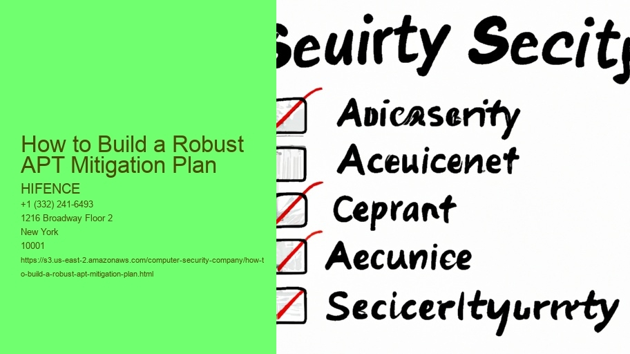 How to Build a Robust APT Mitigation Plan