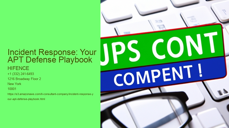 Incident Response: Your APT Defense Playbook