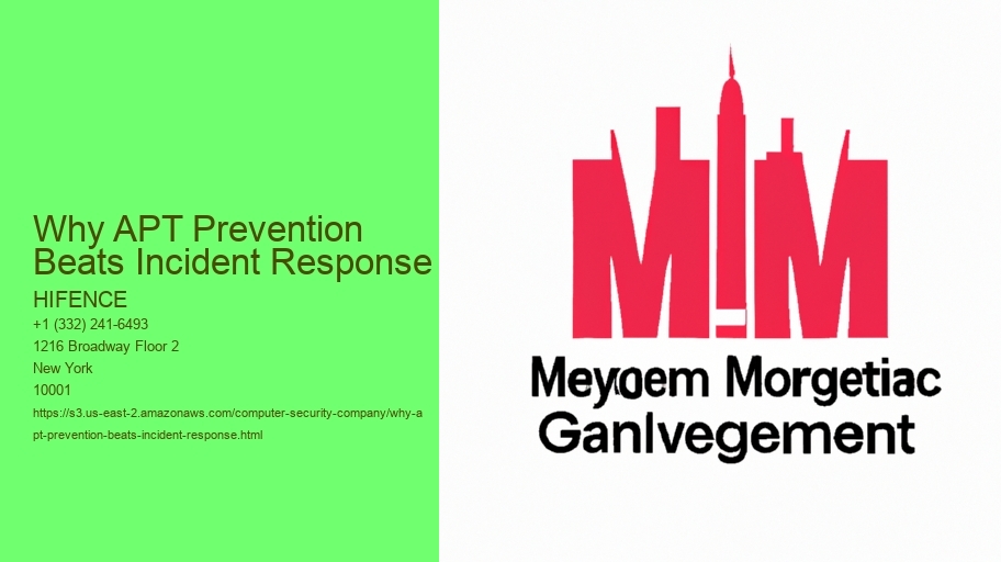 Why APT Prevention Beats Incident Response