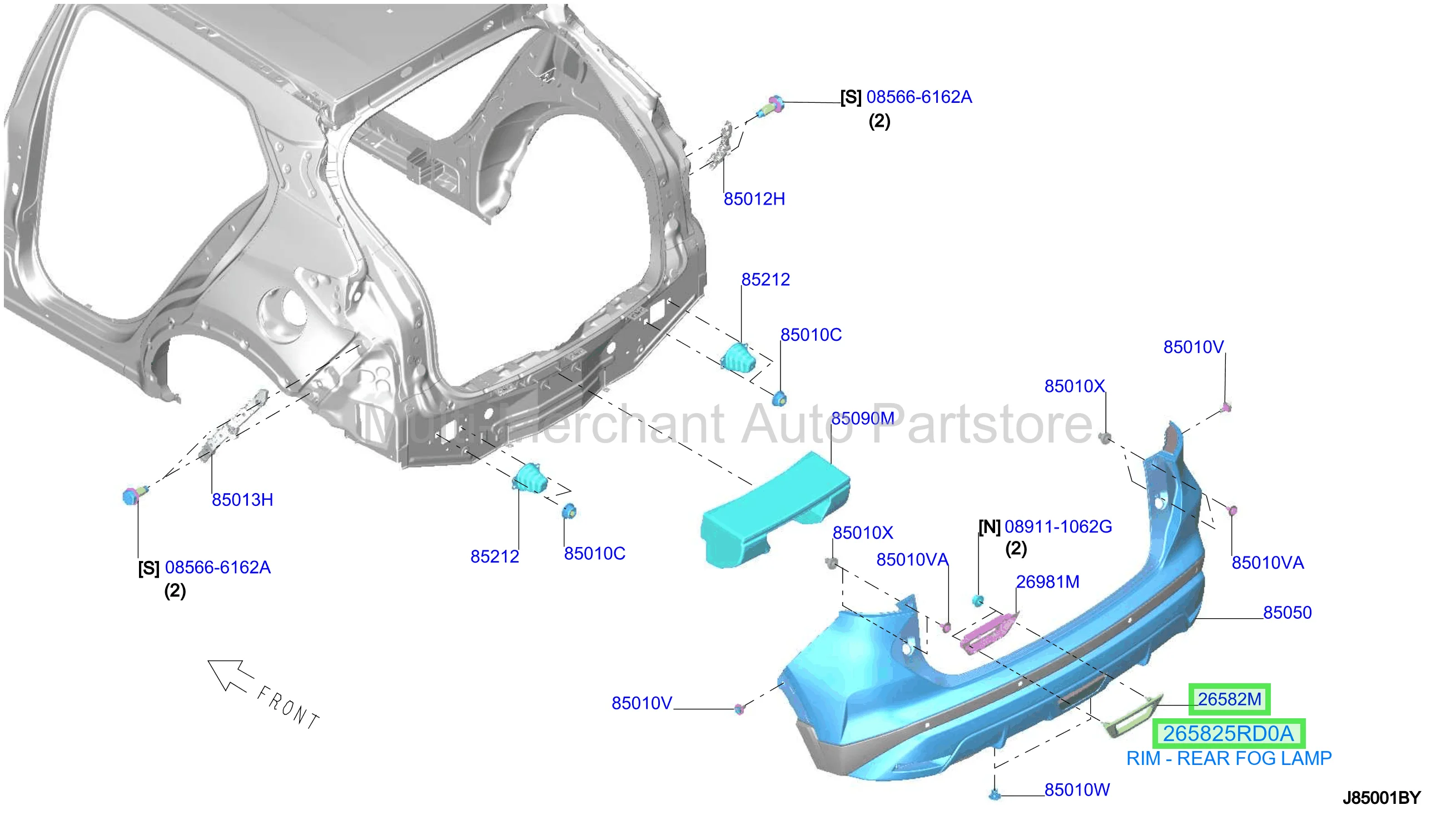 RIM - REAR FOG LAMP