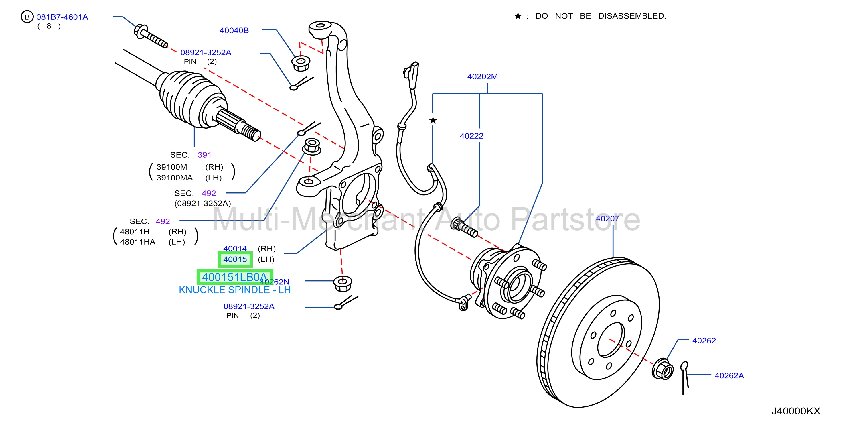 قاعده فلنجه امامي يسار