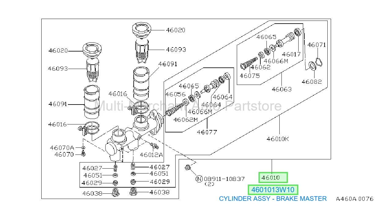 CYLINDER ASSY - BRAKE MASTER