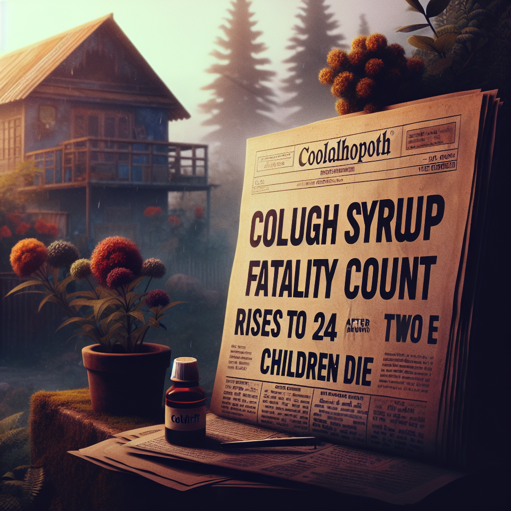 Tragic Loss: 24 Children Die from Coldrif, Plus Additional Cough Syrup Cases