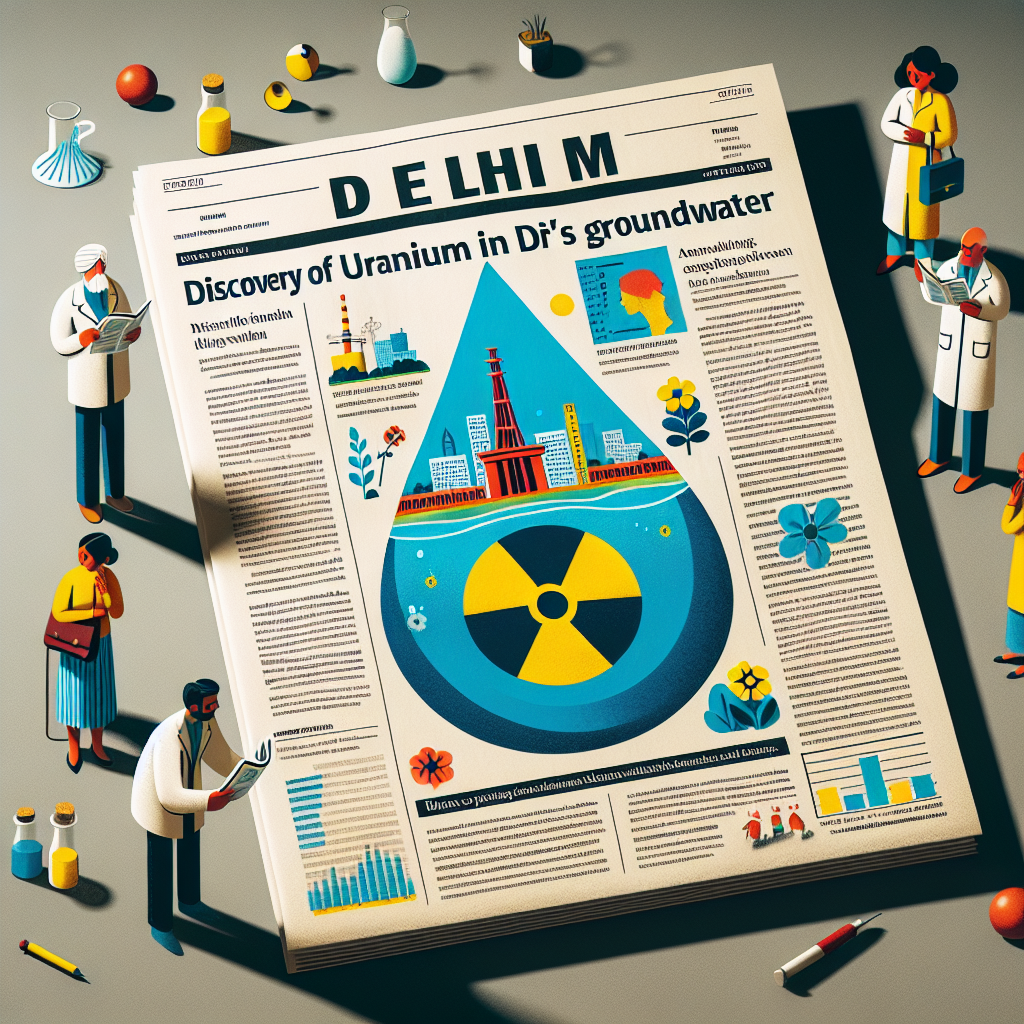 Rising Uranium Contamination in Delhi's Groundwater: A Growing Concern