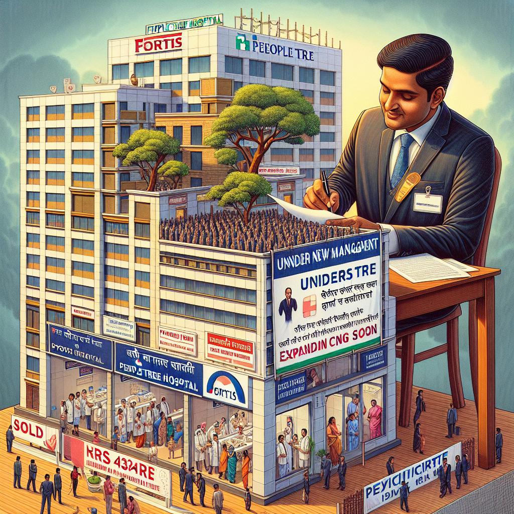 Fortis Healthcare Expands in Bengaluru: Acquires People Tree Hospital for ₹430 Crore