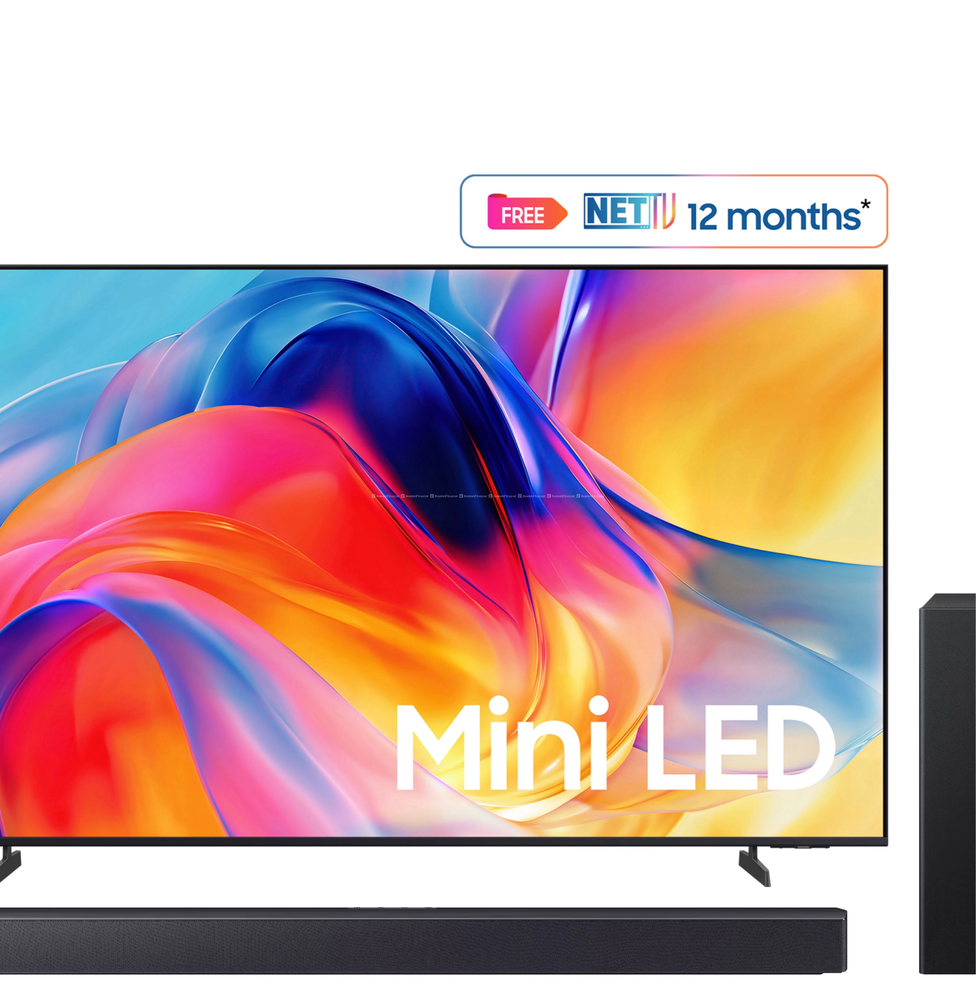 UA75M70HARSHE 75 inch Mini LED TV + HW-B450/XL new