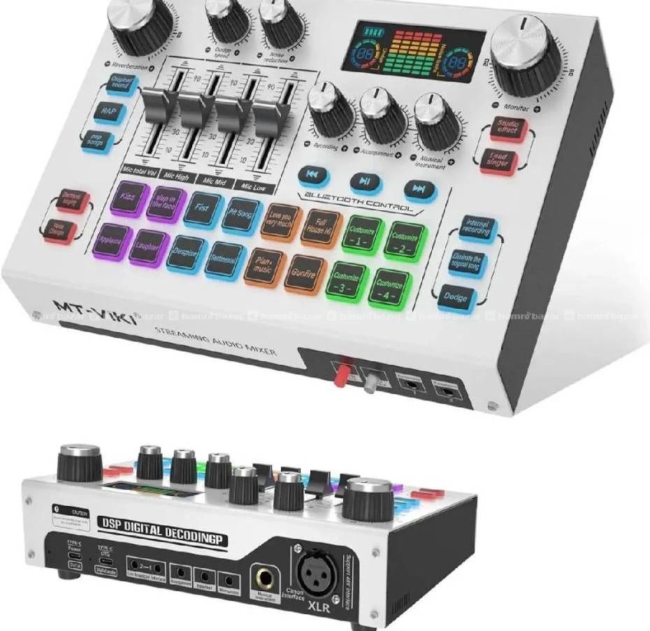 Podcast sound card and mic 4