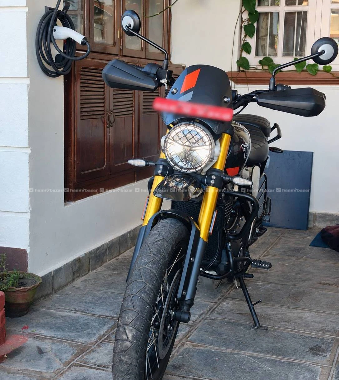Triumph scrambler 400 xc on sale