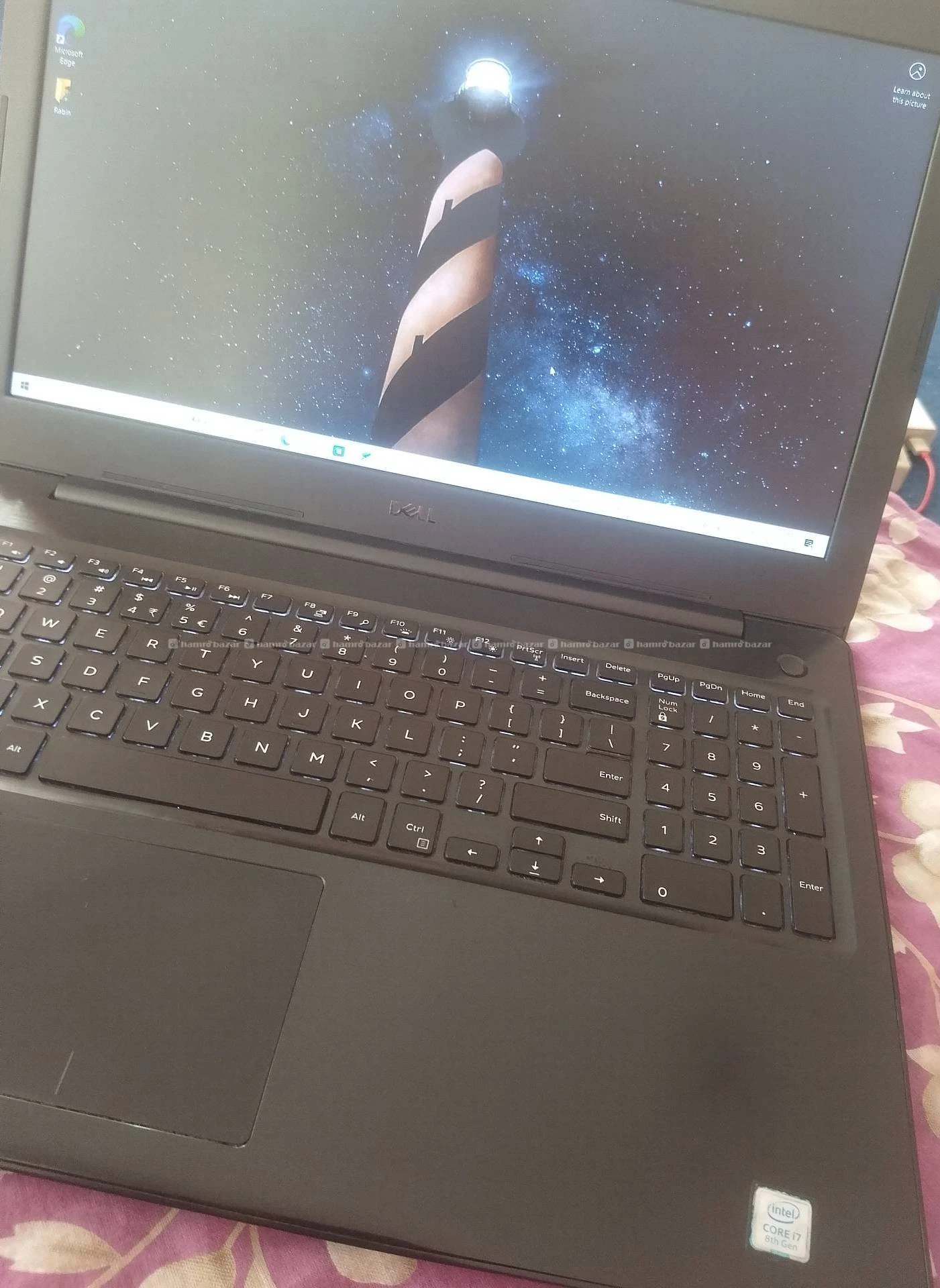 Dell i7 8th gen laptop urgent on sale 6