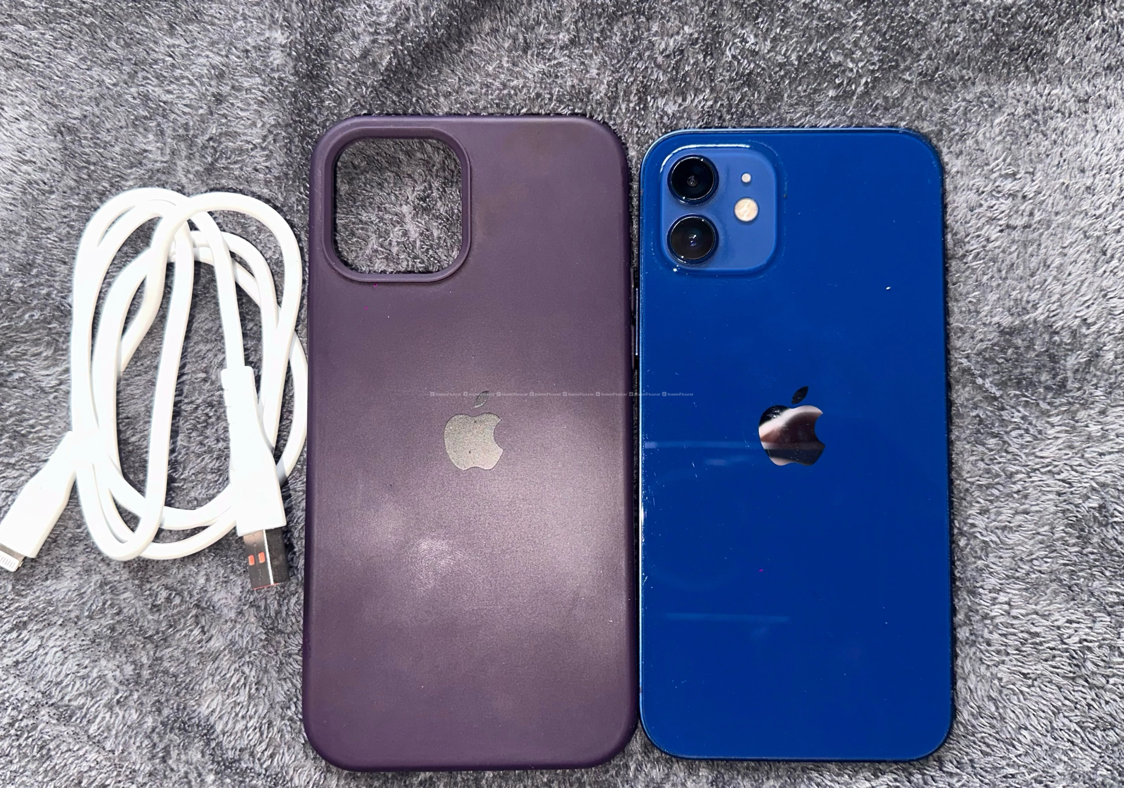 iPhone 12 128gb with Case and data Cable