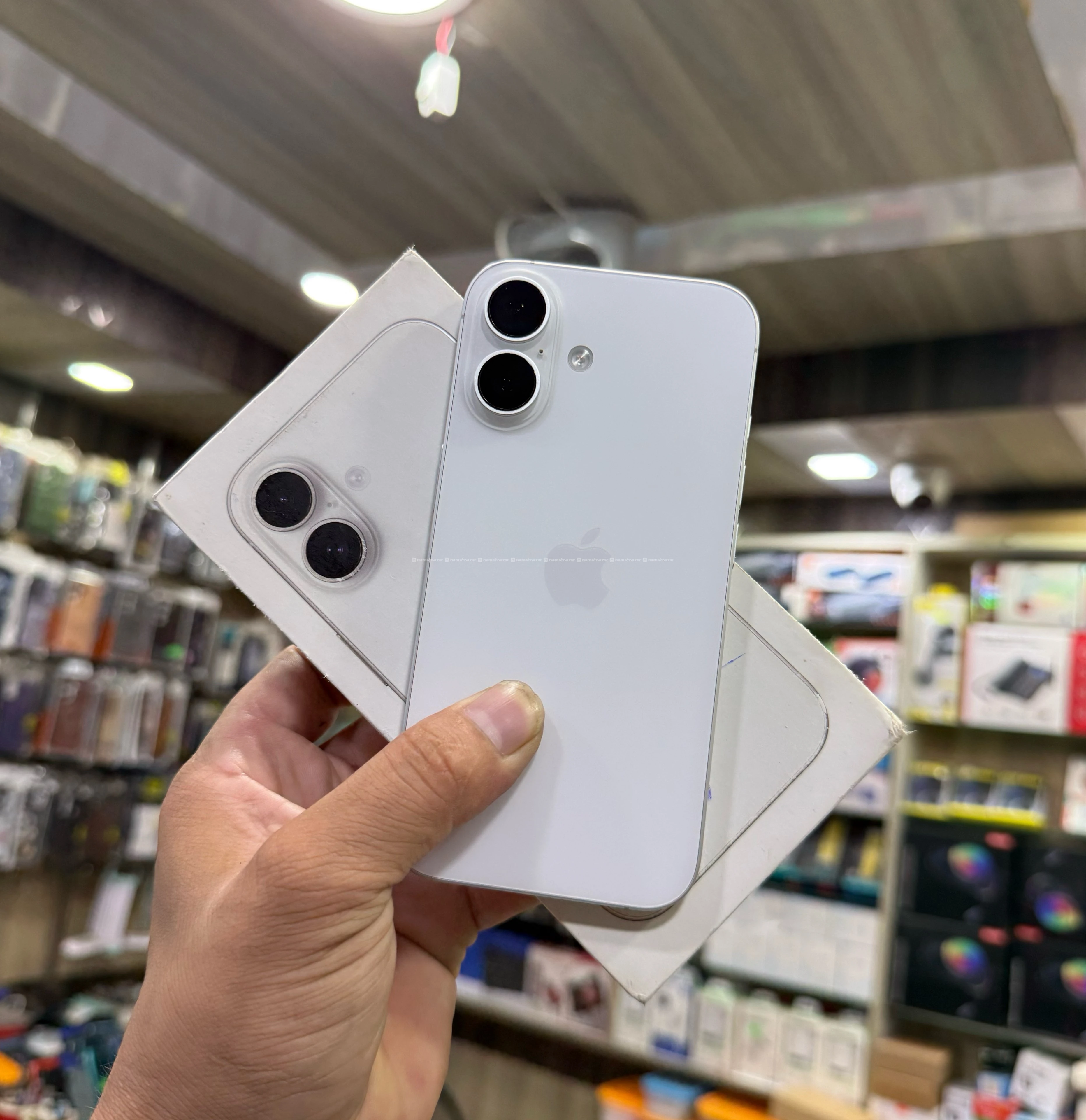 🔥 iPhone 16 -256 gb  battery🔋 91 % ( white 🔥