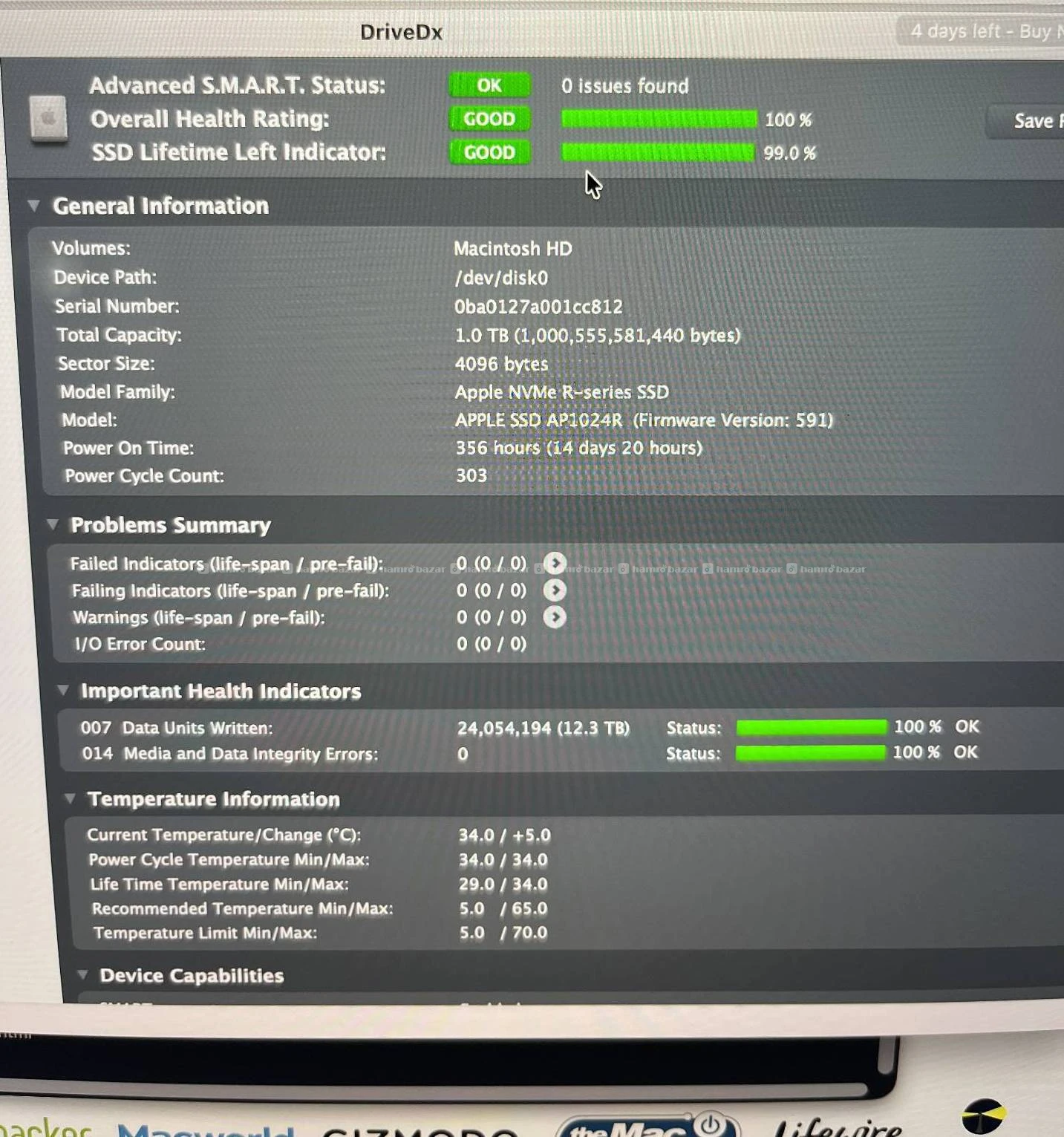 Mac book m1 max 32/1tb 6