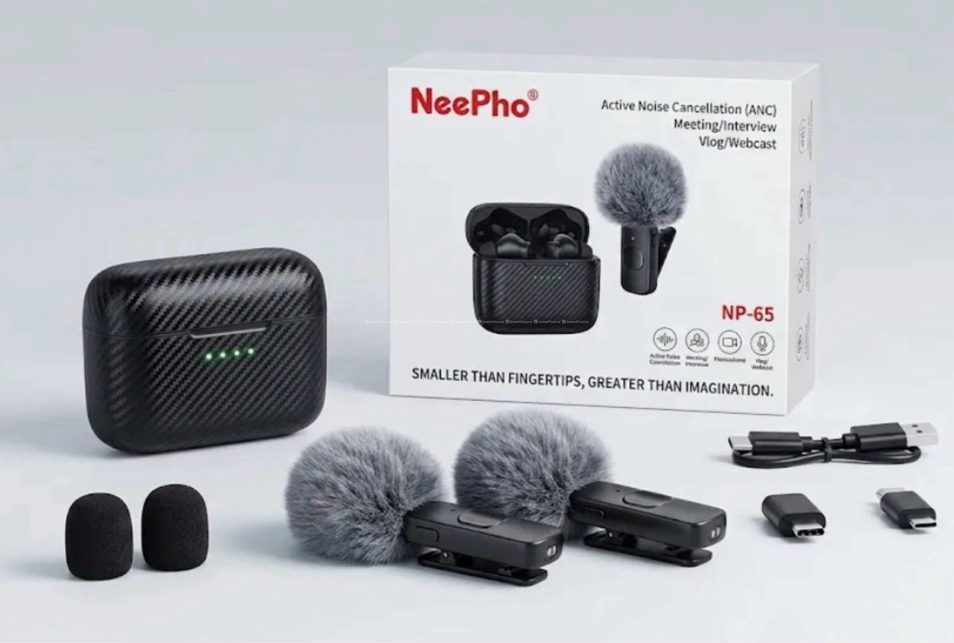 NeePho NP-65 Dual Wireless Microphone