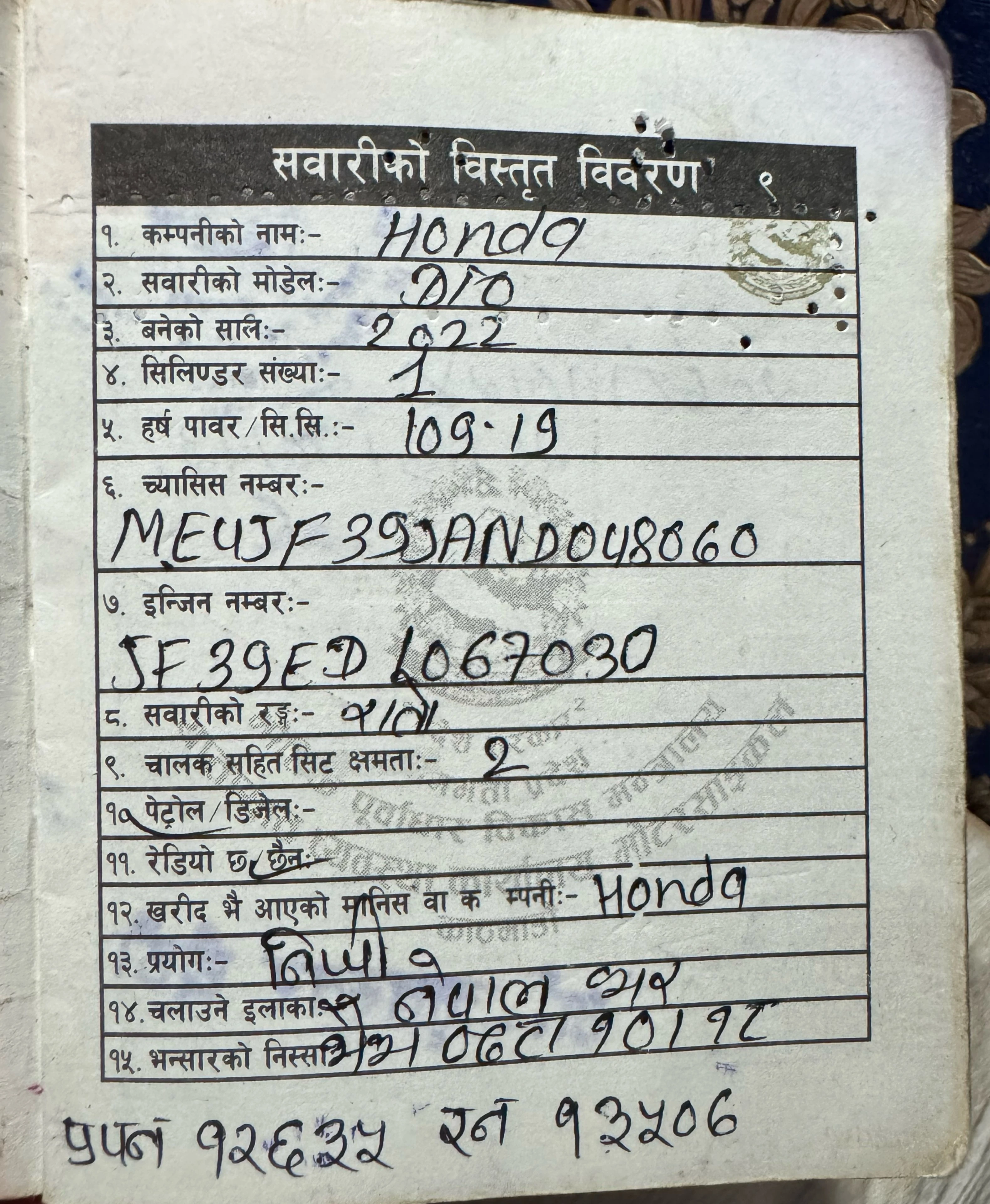 Honda dio 2
