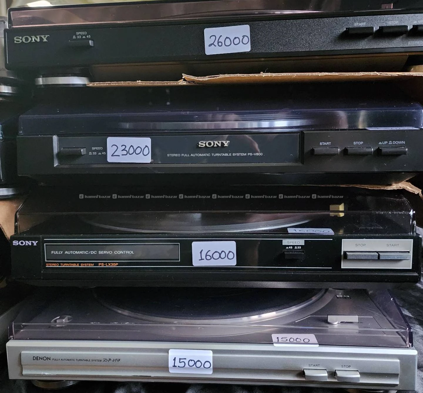 OriginalVinyl LP Record Player Sony/Denon/Pioneer 3