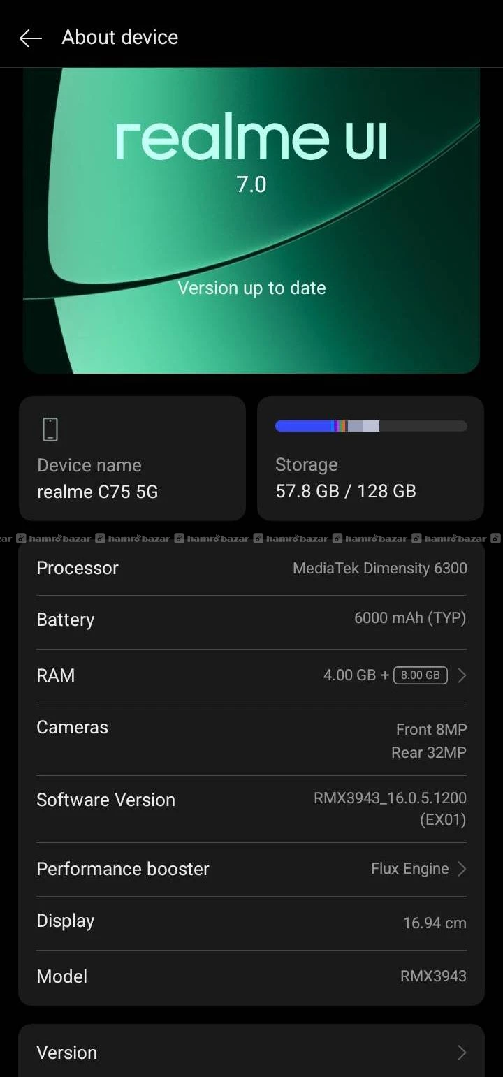 Realme c75 5g 5
