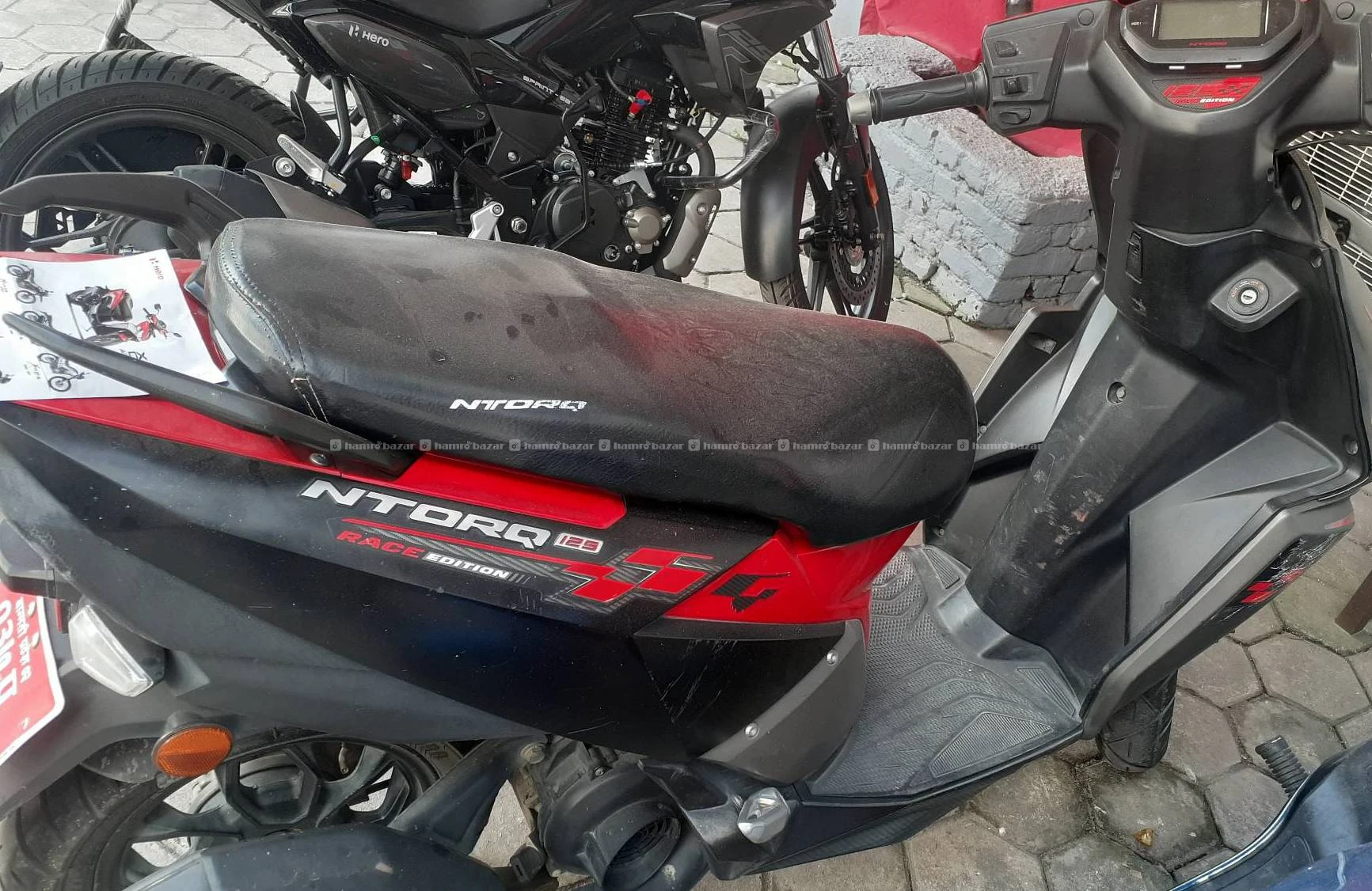 tvs ntorq 2022 model single hand 2