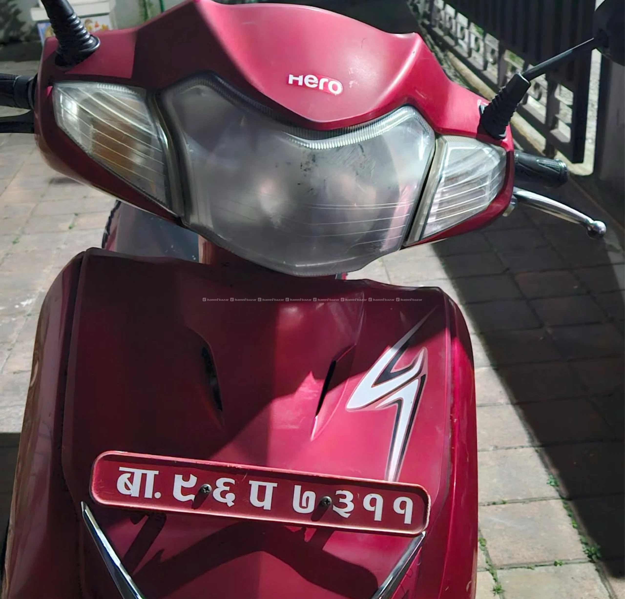 A red duet scoooter in sale