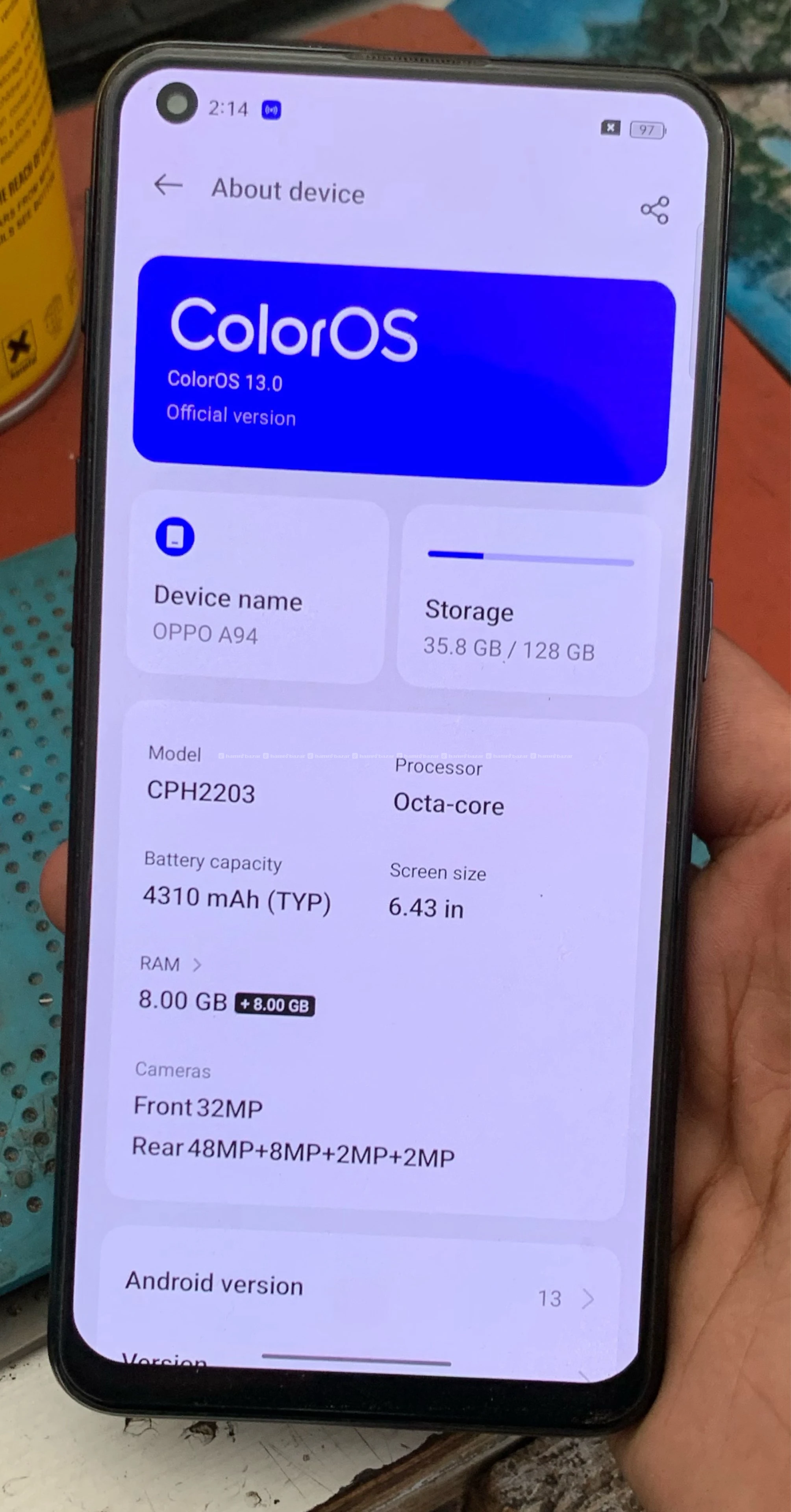 Oppp a94 3